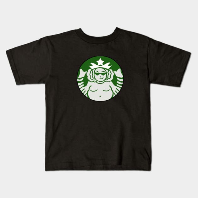 Mieruku-chan "Steabucks" Kids T-Shirt by Lukasking Tees